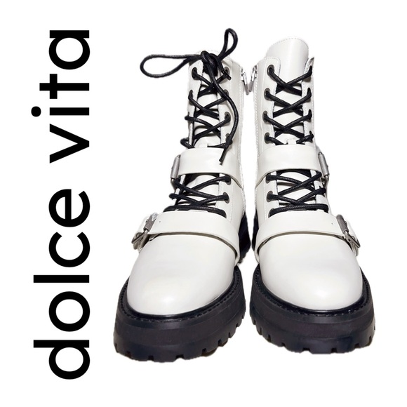 NIB S2 Dolce Vita Ronson Combat Bootie Size 6.5 - Picture 5 of 10